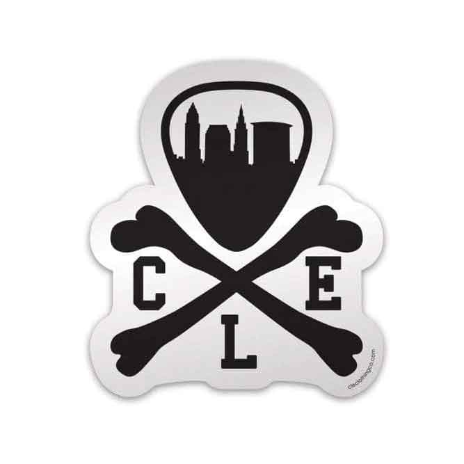CLE Crossbones Logo - Sticker