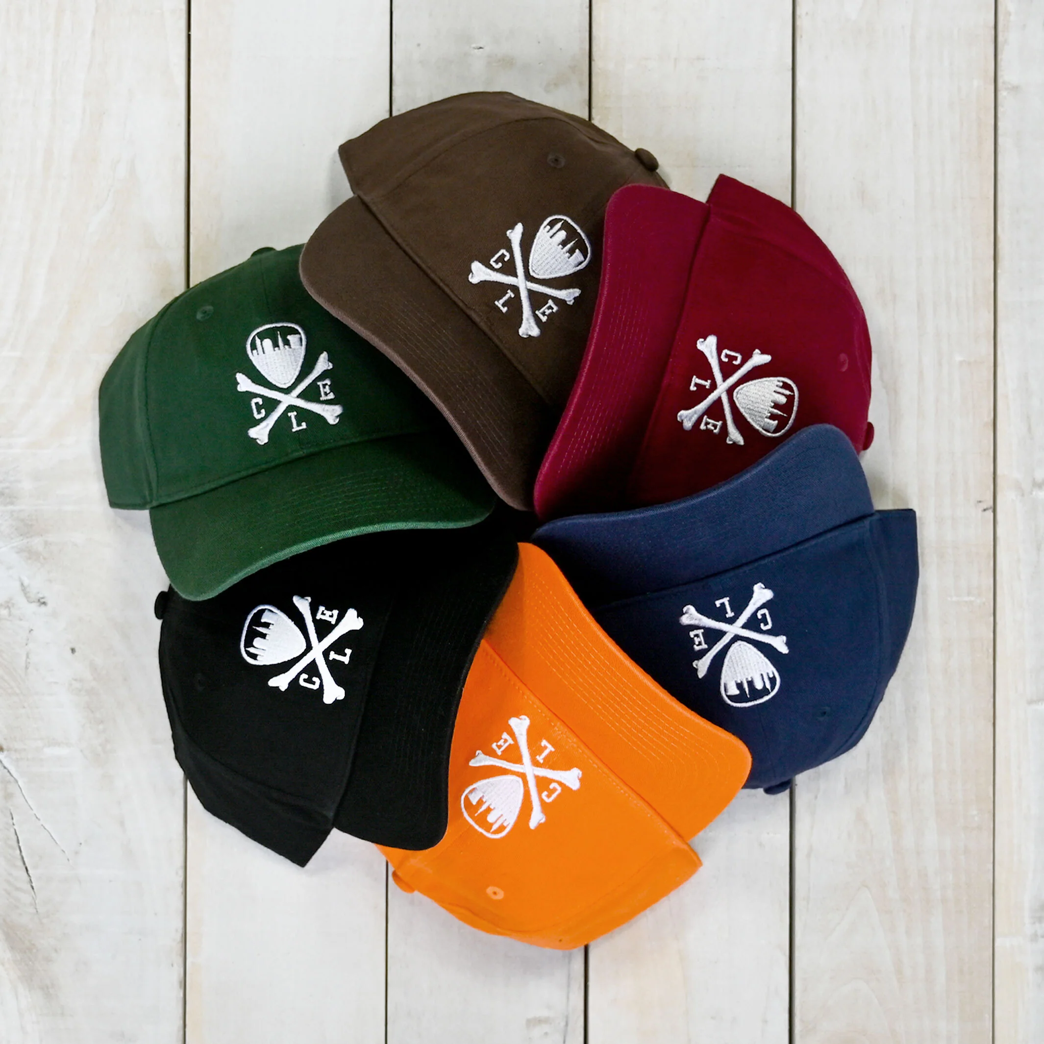 CLE Logo Twill Dad Hat - Brown - Image 4