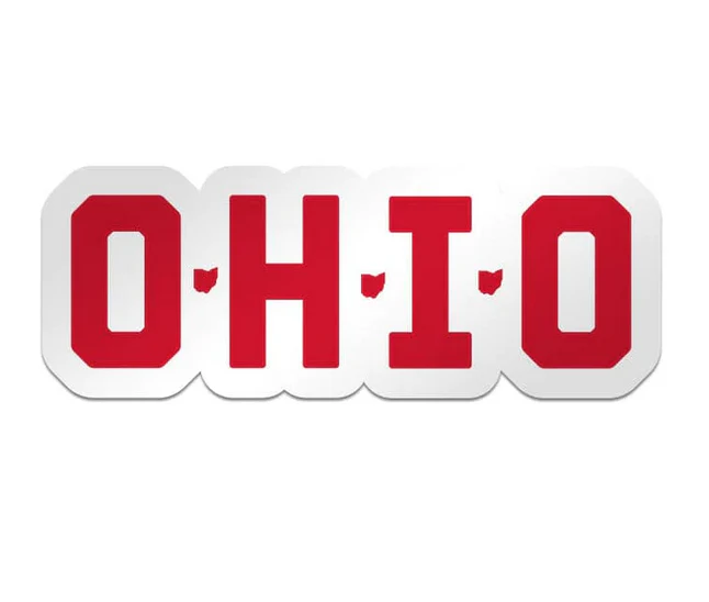 O-H-I-O Sticker - Image 2