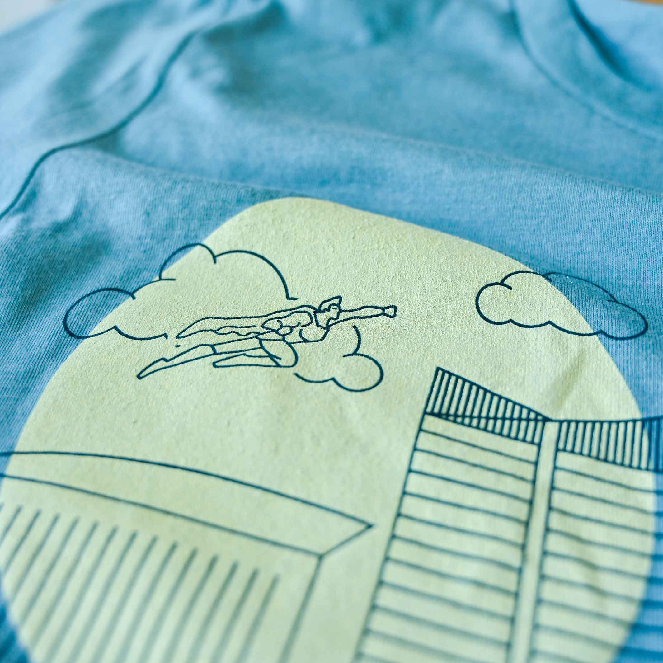 Cleveland Skyline Icons - Unisex/Mens Crew T-shirt - Image 6