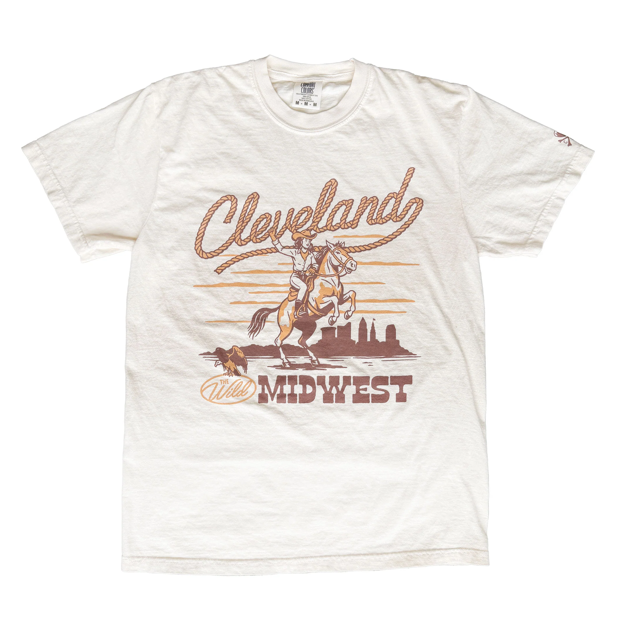Cleveland Wild Midwest Cowgirl - Unisex Crew T-Shirt